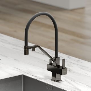 Смеситель для кухни Sancos Loro SC4007GG воронёная сталь